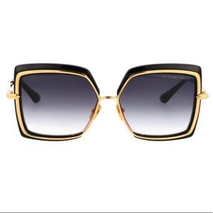 Authentic Dita Sunglasses Preowned in Black and Gold